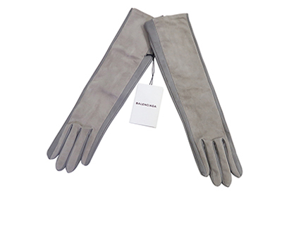 Balenciaga Long Zipped Gloves, front view